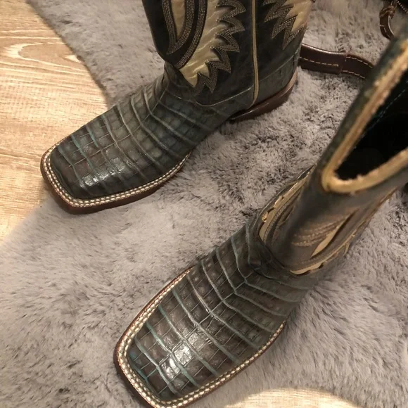 Ariat Exotics Caiman Alligator 6.5B - Picture 2 of 4